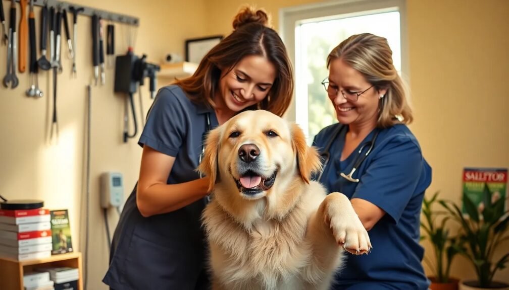 Physiothérapie animale : Soignez votre chien avec douceur.